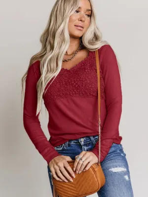 3/4 Sleeve V-Neck Printed Tunic