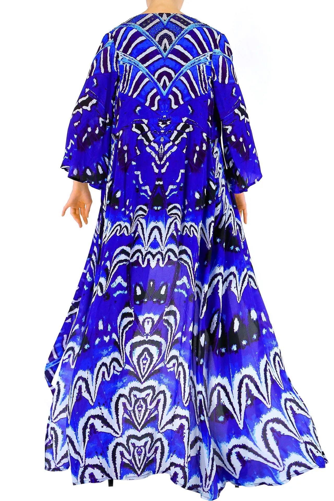 Annabella Blue Wrap Dress