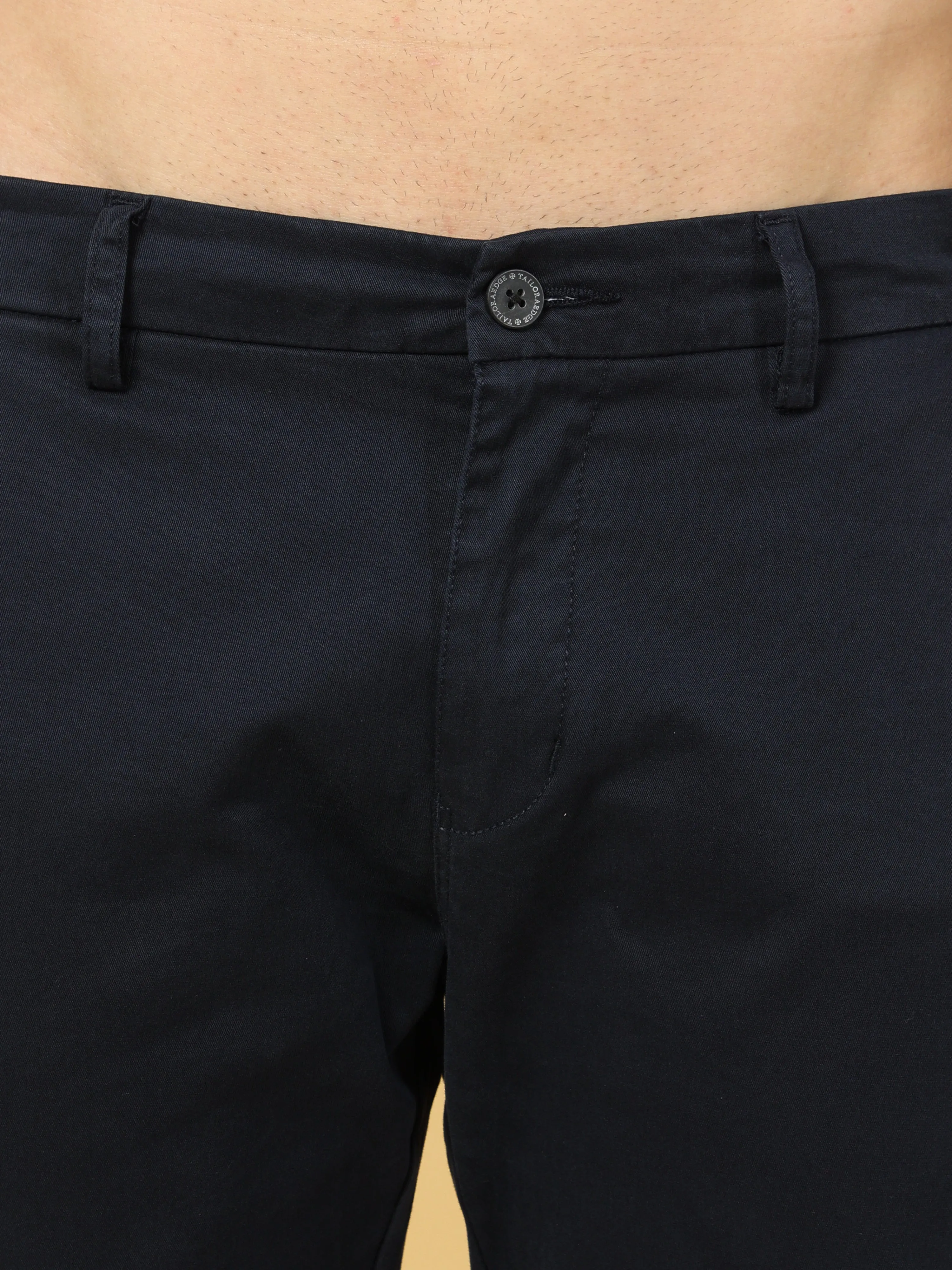 Basic Navy Slim Fit Cargo