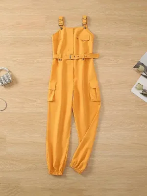 Black Corduroy Jumpsuit