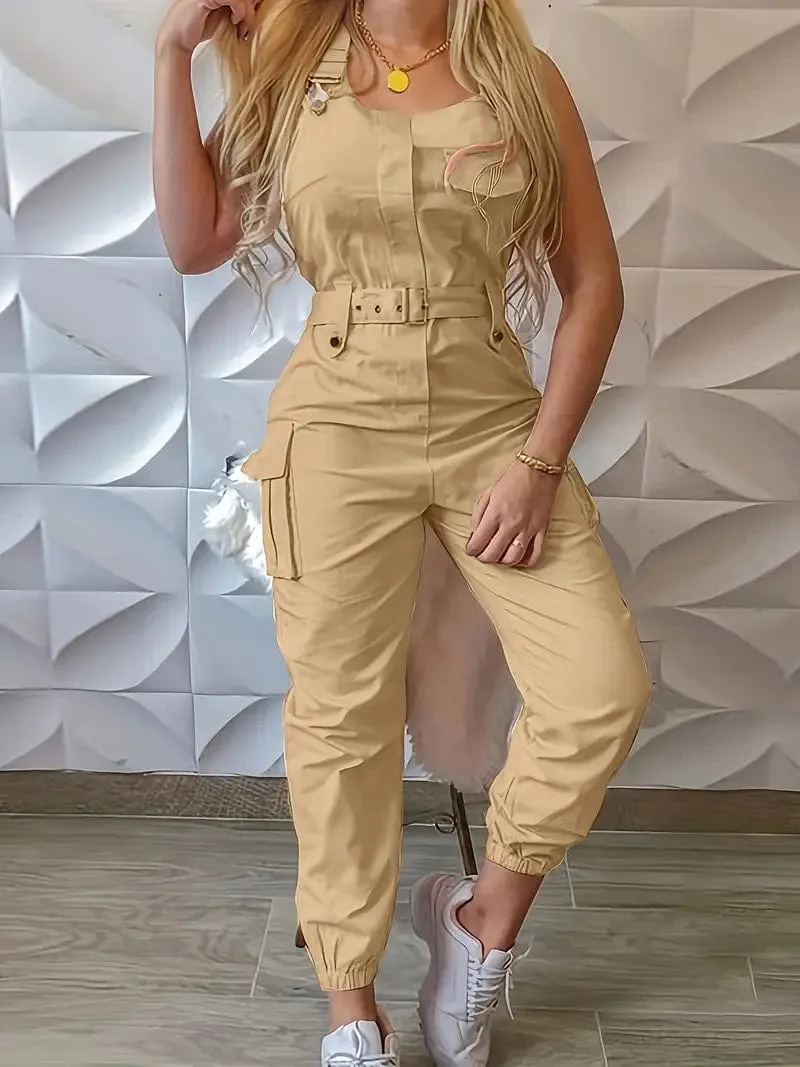 Black Corduroy Jumpsuit