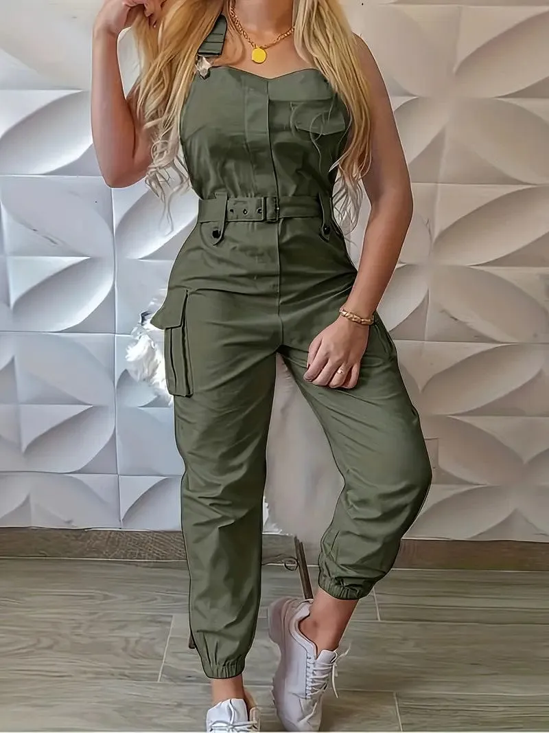 Black Corduroy Jumpsuit