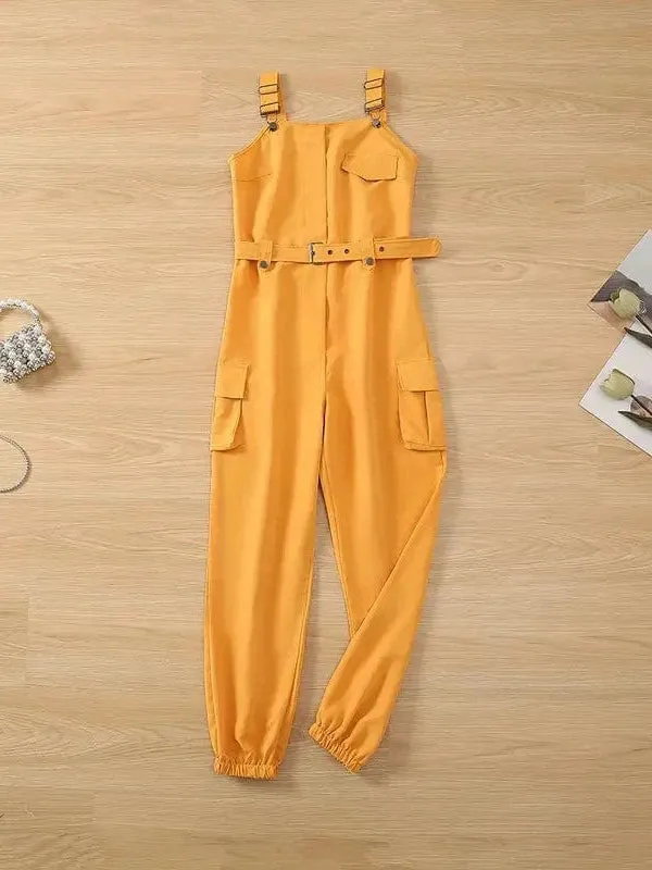 Black Corduroy Jumpsuit
