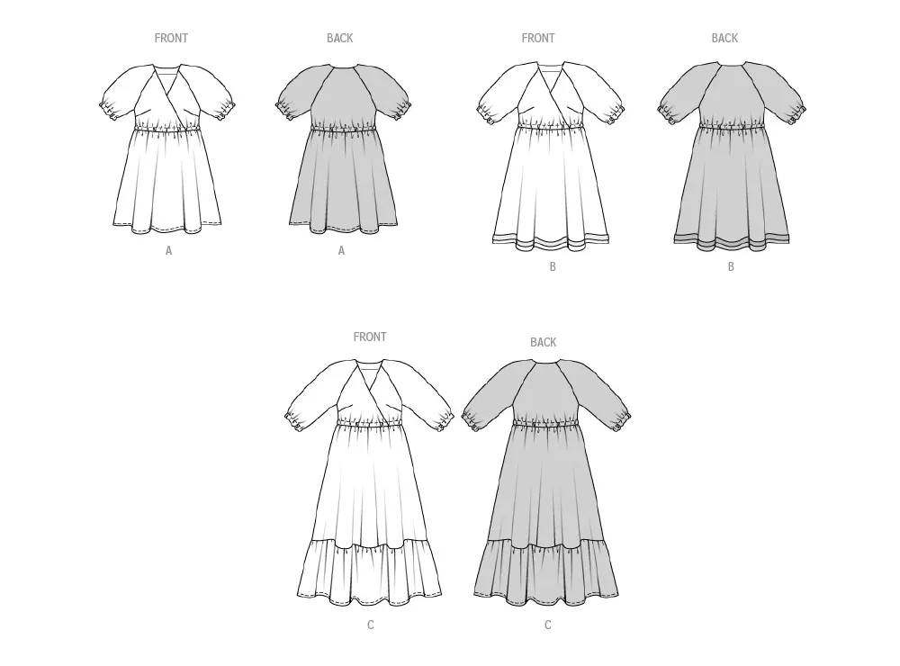 Burda Pattern X05803 Misses' Dress