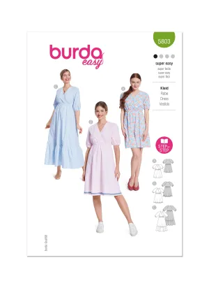 Burda Pattern X05803 Misses' Dress