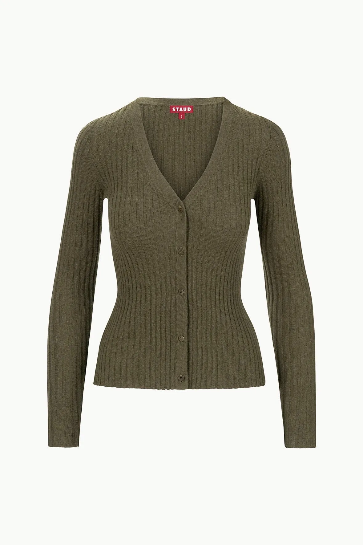 CARGO CASHMERE SWEATER | DARK OLIVE