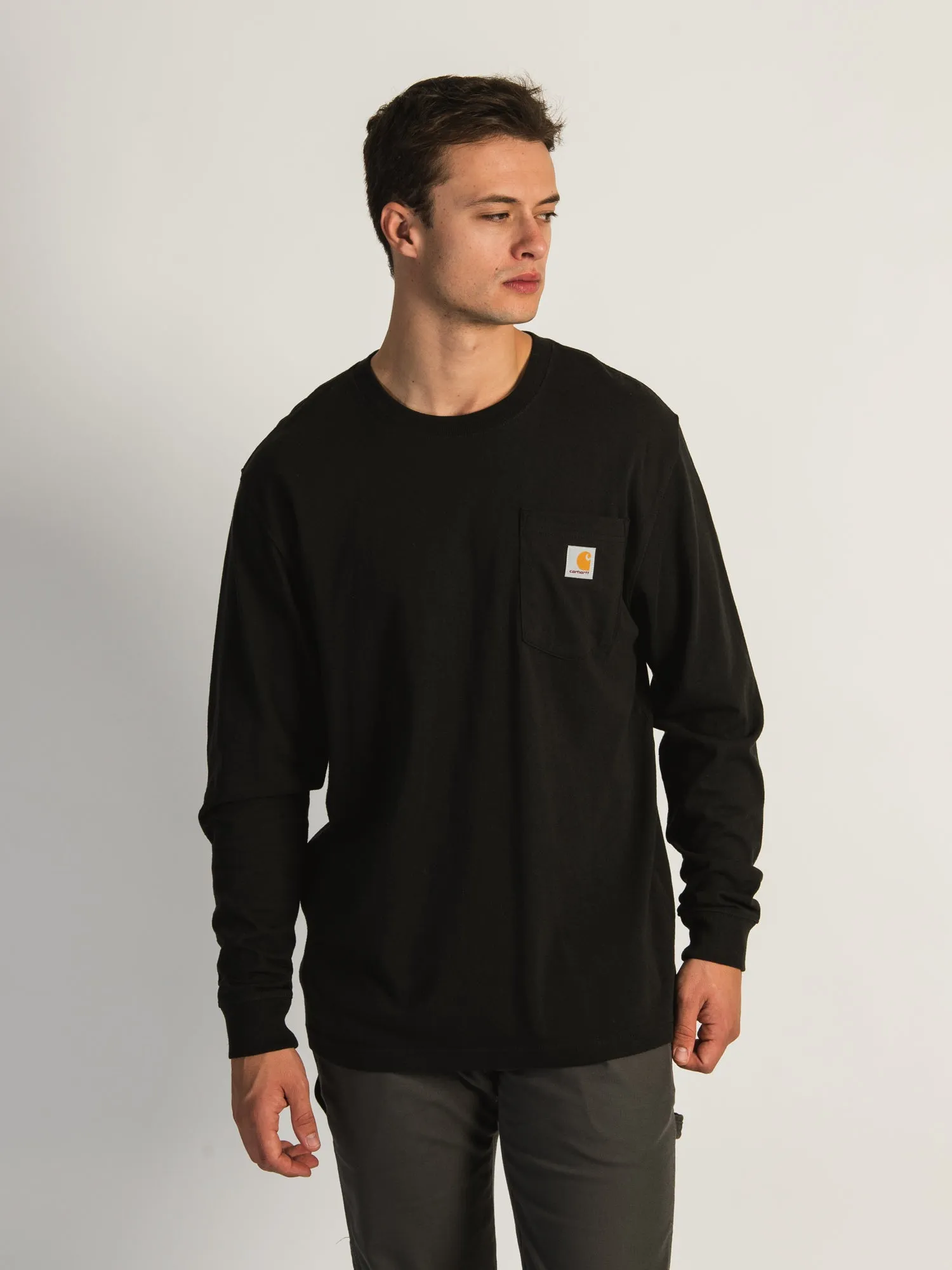 CARHARTT TK6040 LOOSE FIT HW LONG SLEEVE SCRIPT