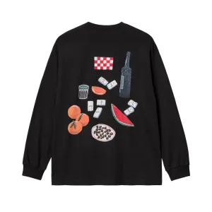 Carhartt WIP Longsleeve Isis Maria T-Shirt Black