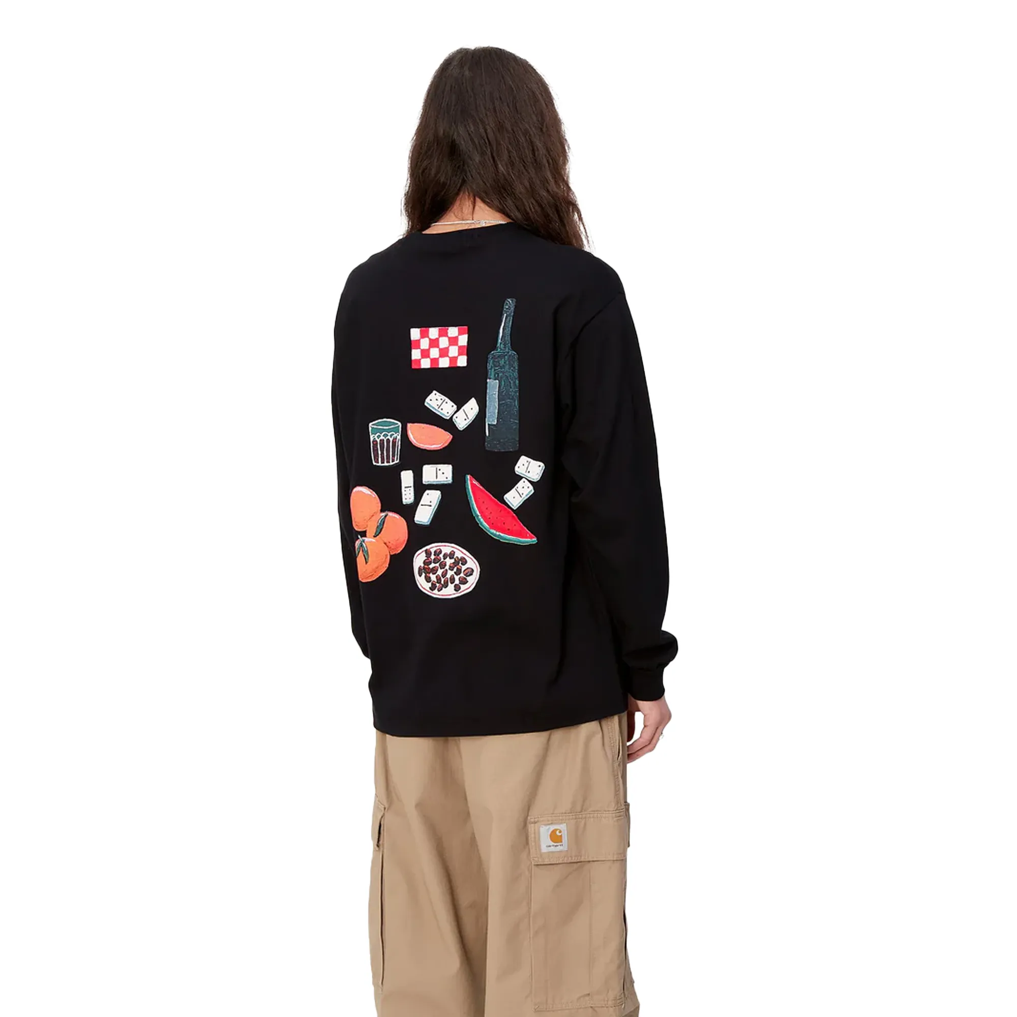 Carhartt WIP Longsleeve Isis Maria T-Shirt Black