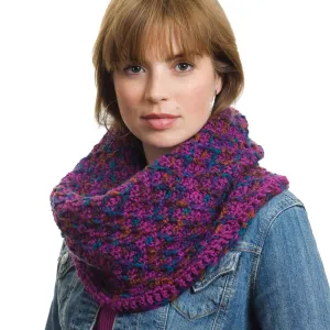 Caron Crochet Criss Cross Cowl