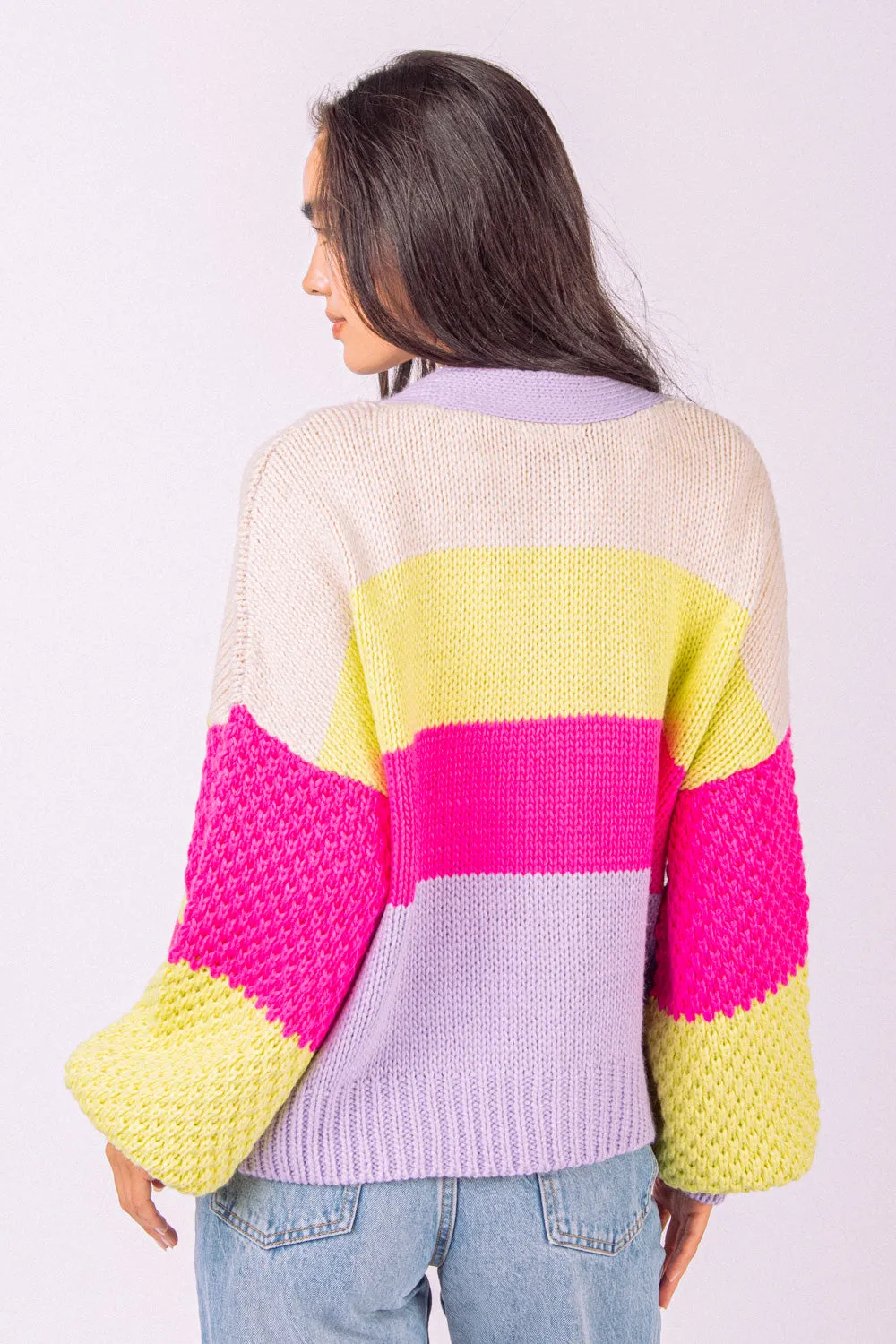 Dream Big Cardigan - Lavender