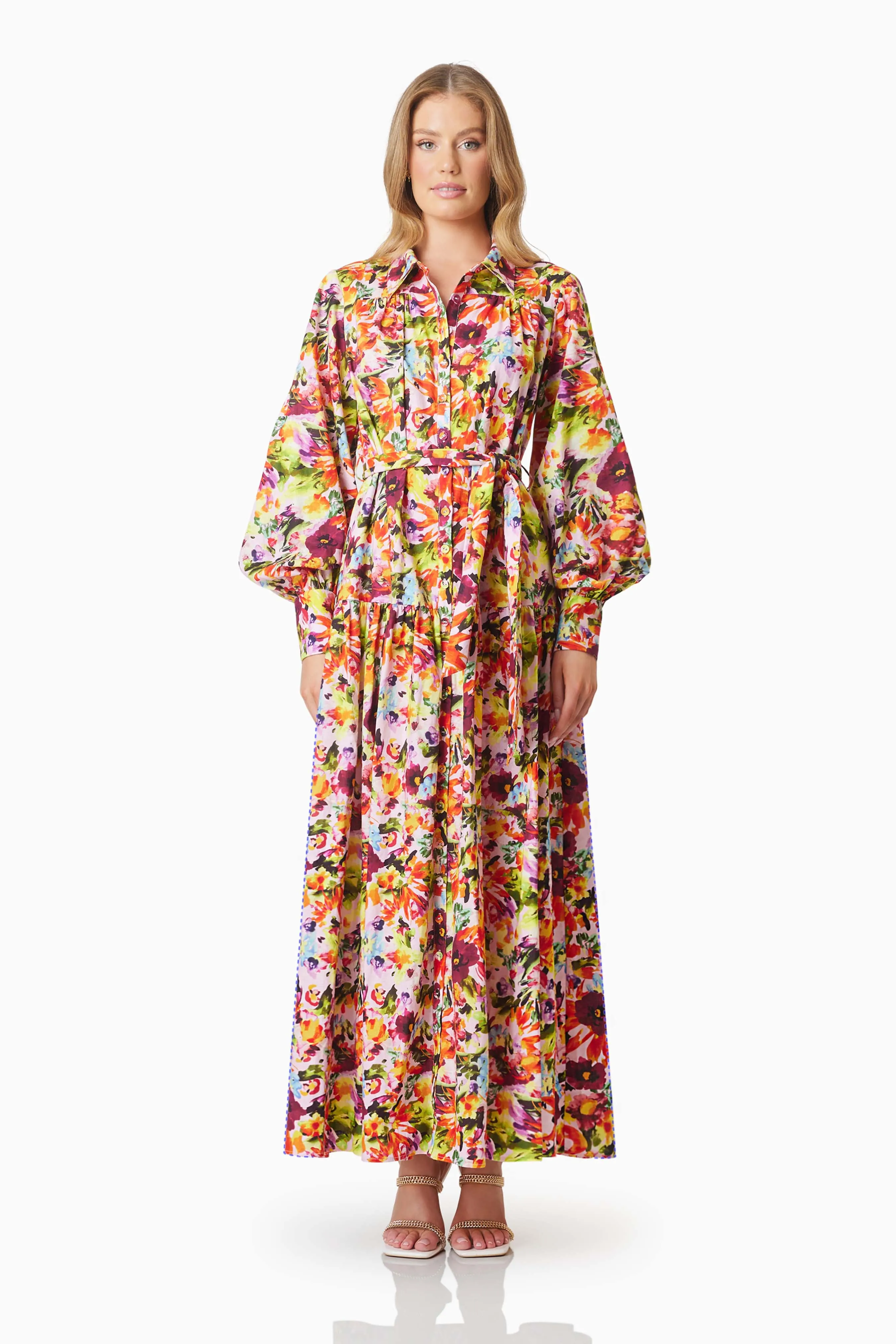 Elira Maxi Shirt Dress