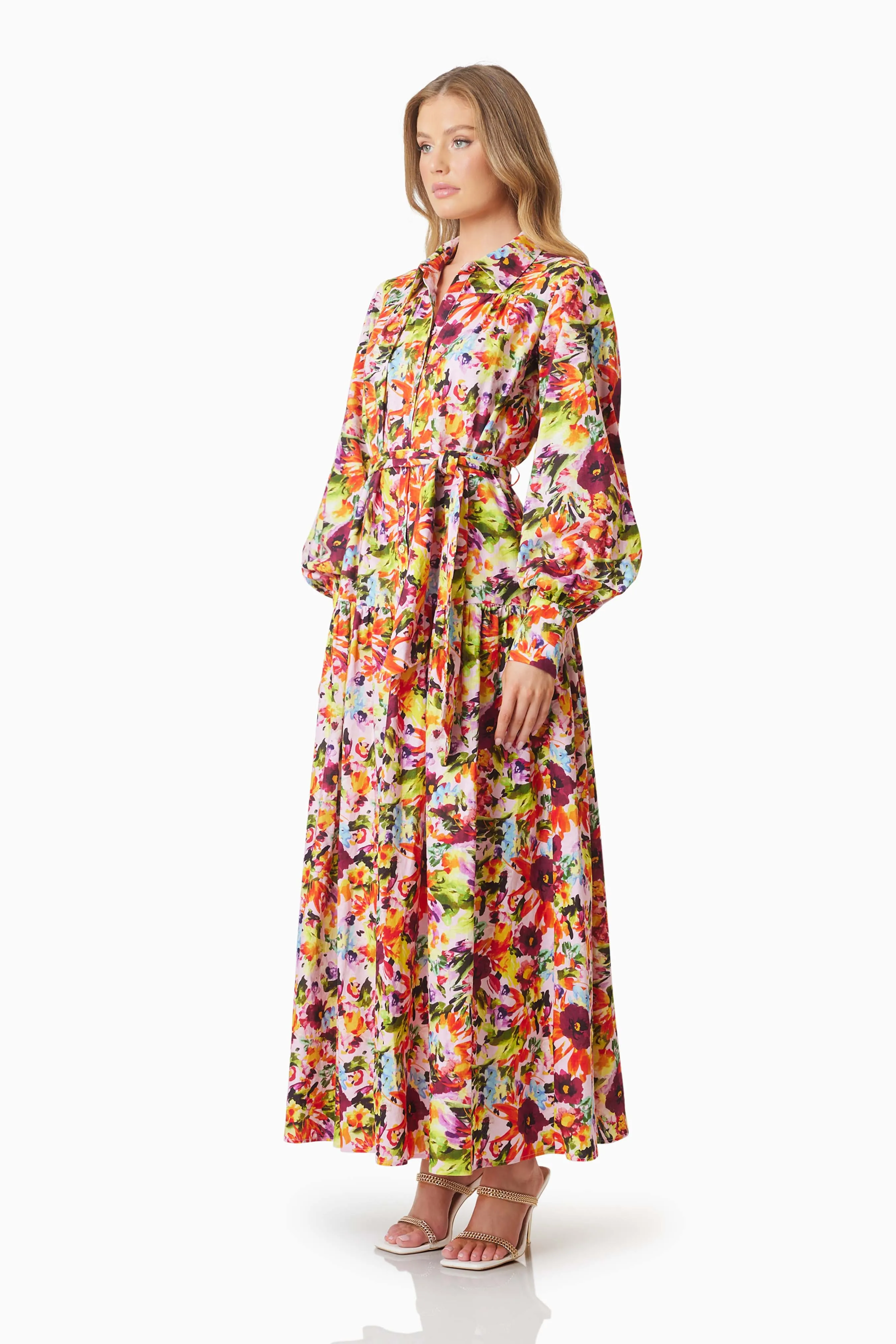 Elira Maxi Shirt Dress