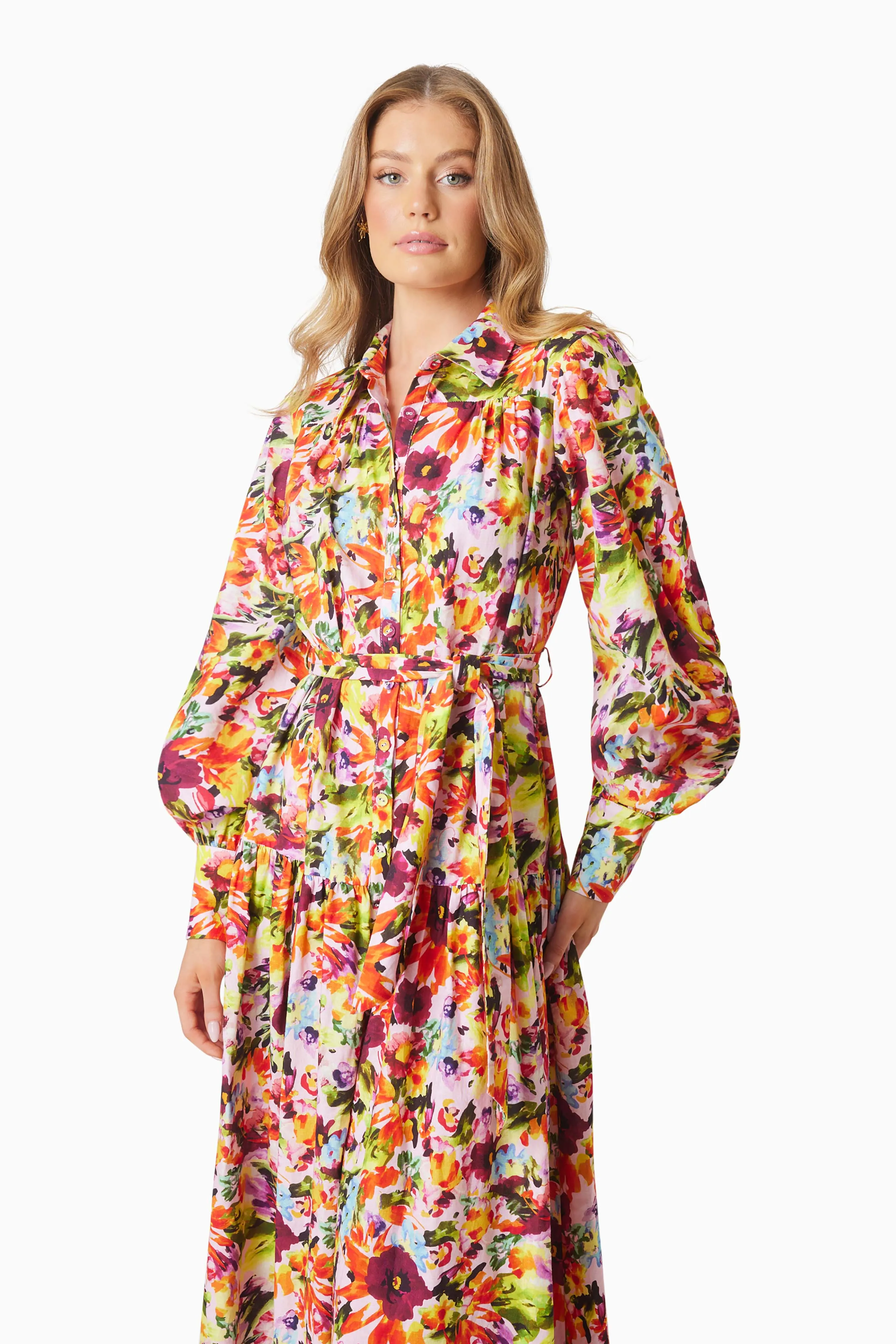 Elira Maxi Shirt Dress