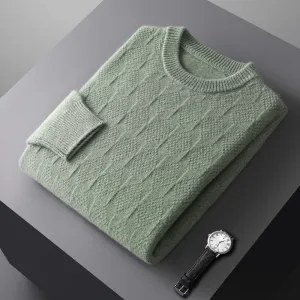 Franco Bianchi Jacquard Cashmere Sweater