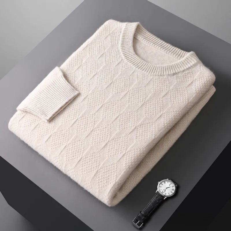 Franco Bianchi Jacquard Cashmere Sweater