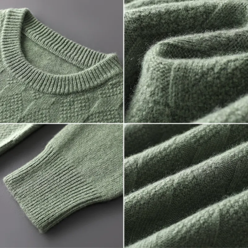 Franco Bianchi Jacquard Cashmere Sweater