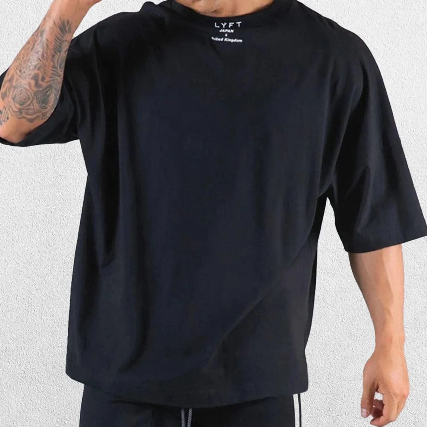 GPW Loose-Fit Short Sleeve Cotton Gym Shirt – Breathable Workout Tee