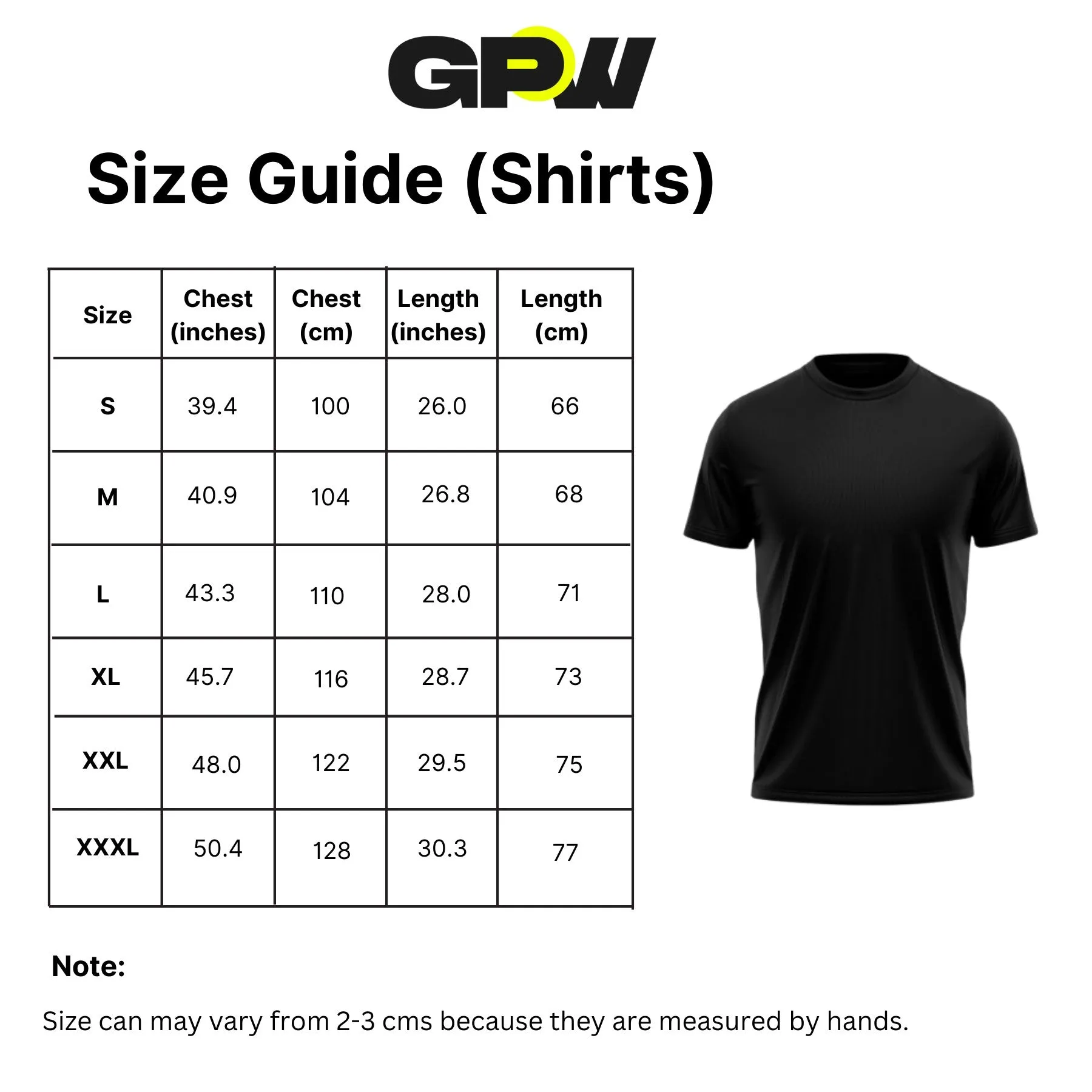 GPW Loose-Fit Short Sleeve Cotton Gym Shirt – Breathable Workout Tee