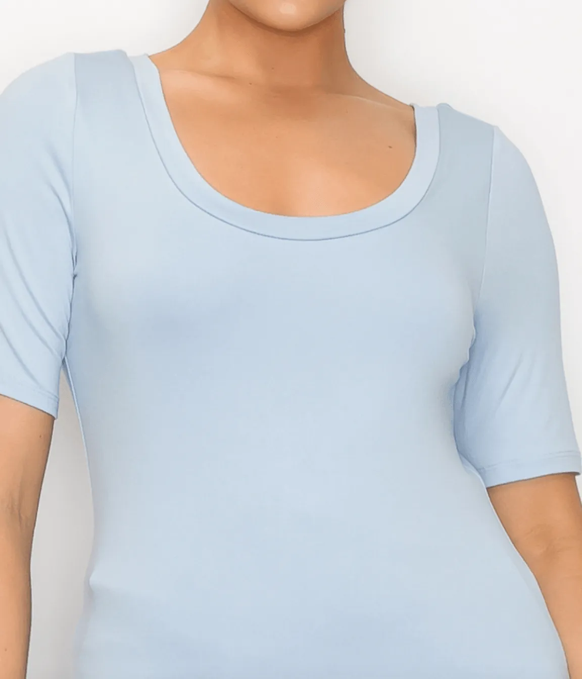 Haute Monde Double Layer U Neck HMT56629
