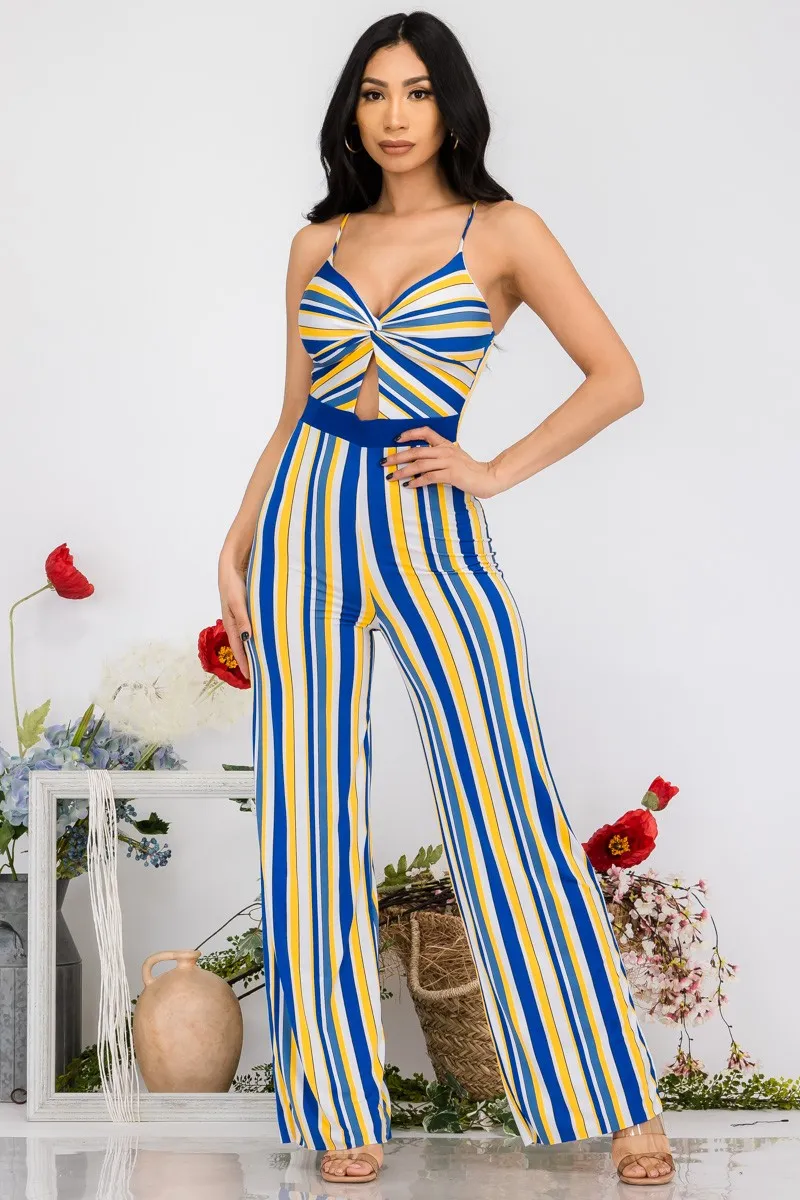 J-4200 - STRIPED JUMPSUIT