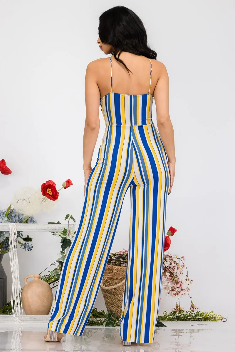 J-4200 - STRIPED JUMPSUIT