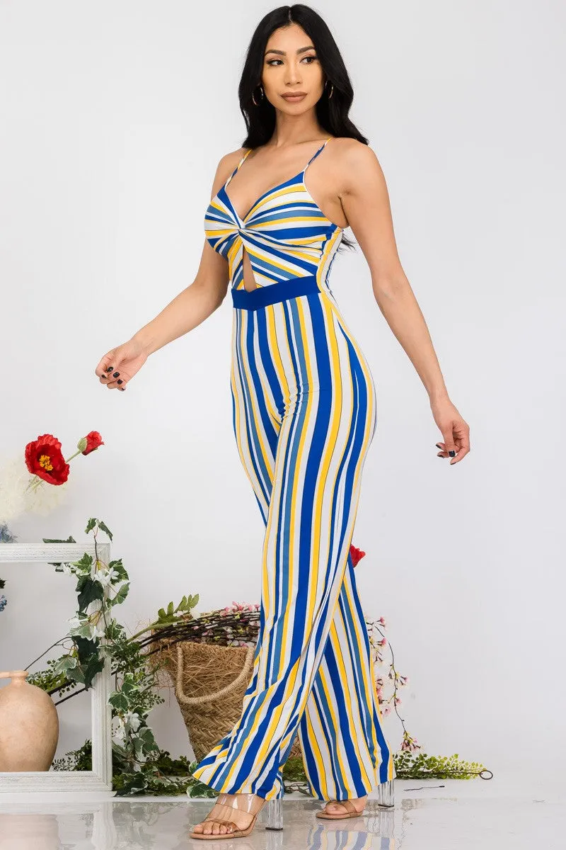 J-4200 - STRIPED JUMPSUIT