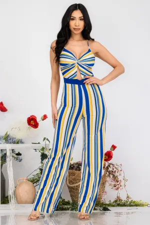 J-4200 - STRIPED JUMPSUIT