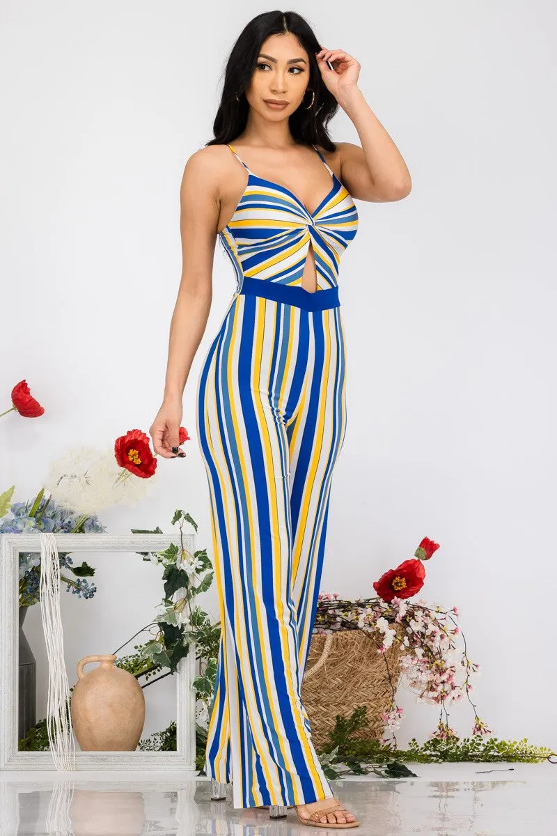 J-4200 - STRIPED JUMPSUIT