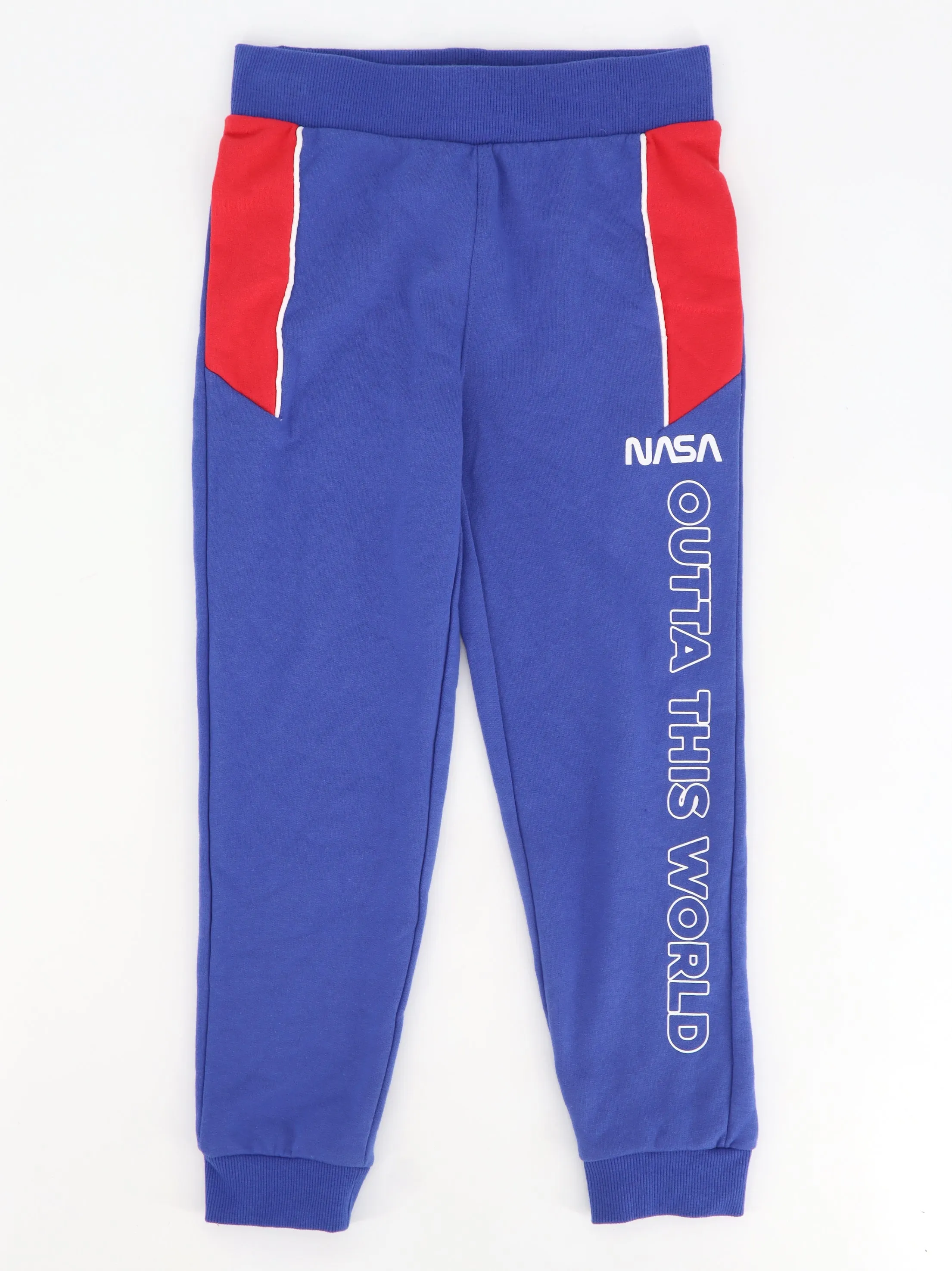Kids Boy's Printed Joggers,Blue/Red