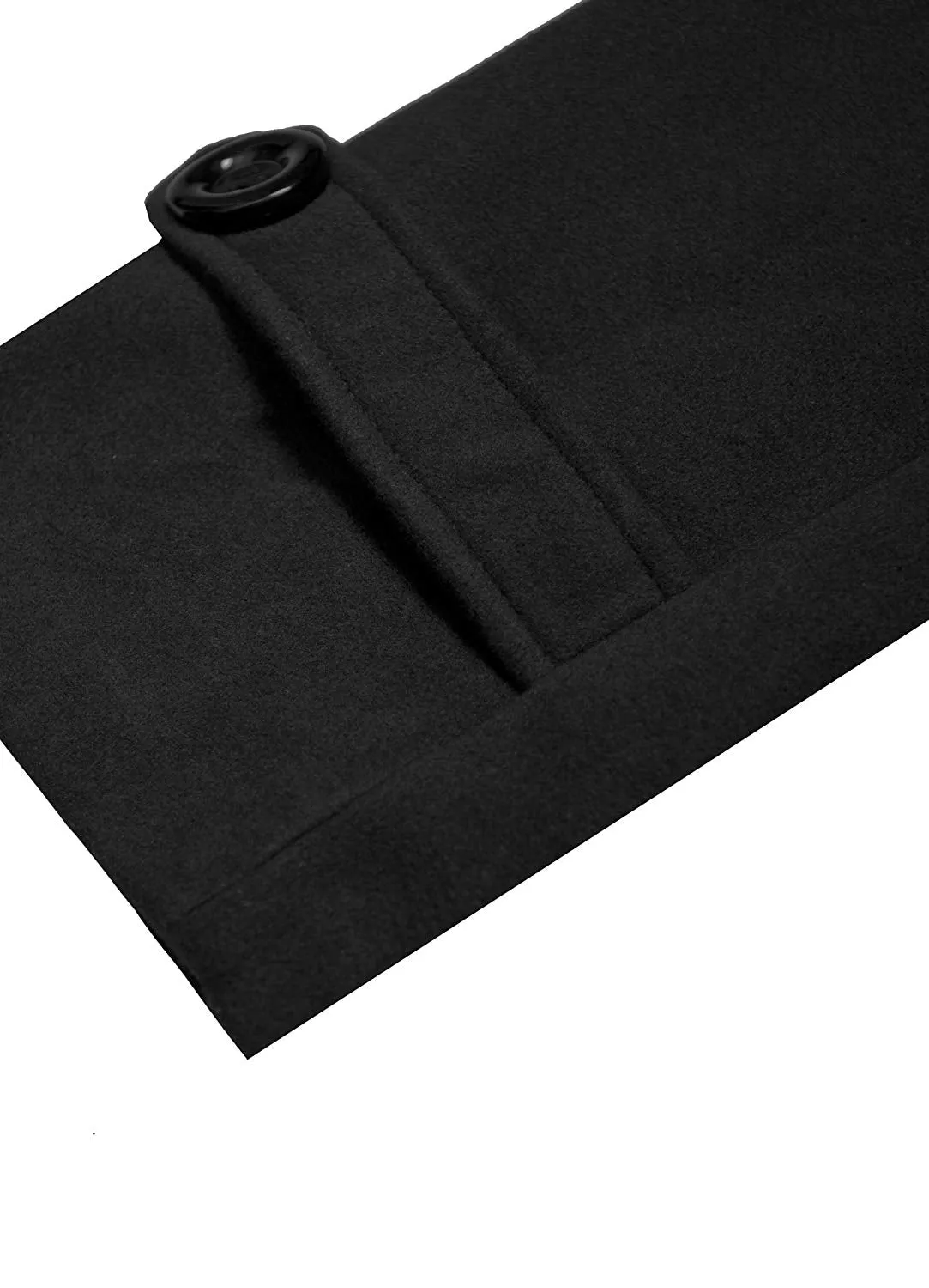 Lende Men Trench Coat Winter Long Jacket Double Breasted Overcoat