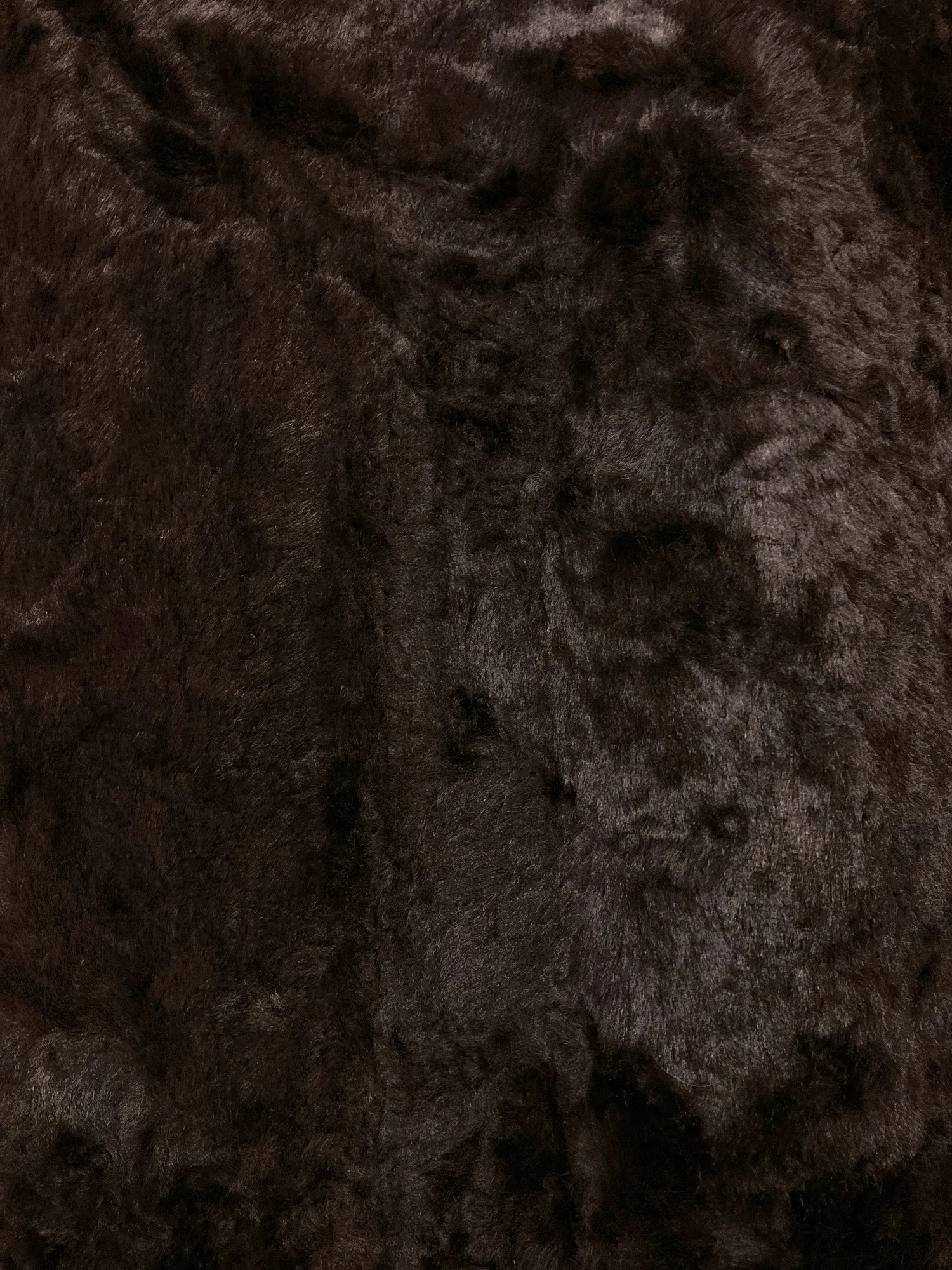 Limi Feu brown rayon faux fur trench coat