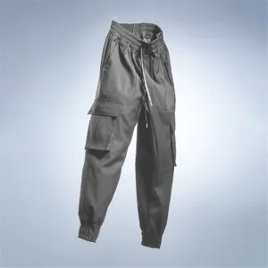 New Style Men's Cargo Pants Running Training Loose Long Pants Male Casual Jogger Sweatpants High Quality Solid Brand Trousers