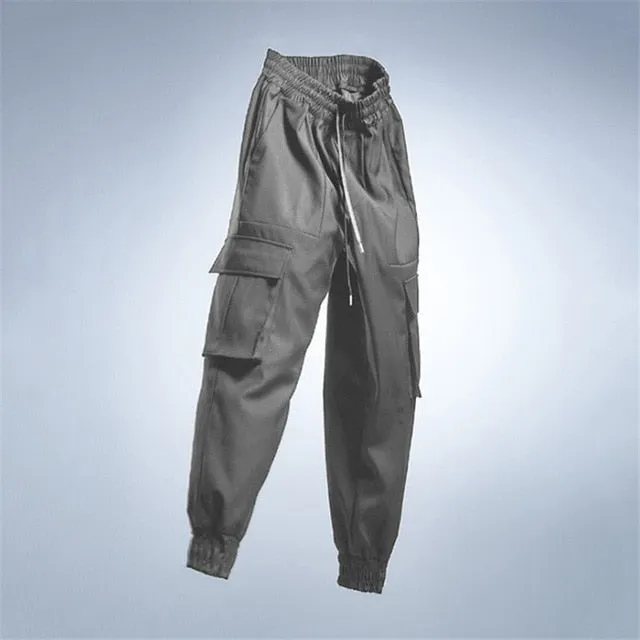 New Style Men's Cargo Pants Running Training Loose Long Pants Male Casual Jogger Sweatpants High Quality Solid Brand Trousers