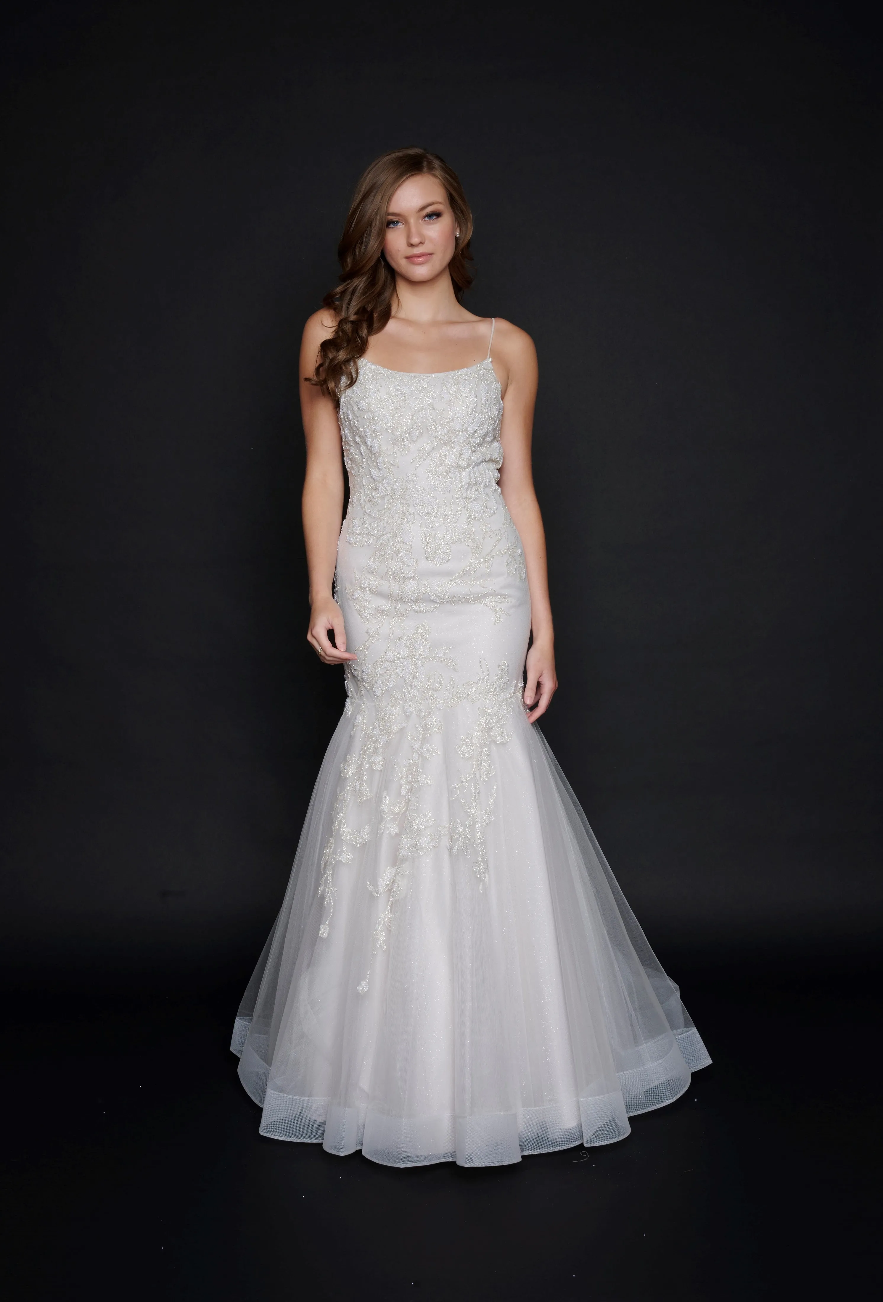 Nina Canacci 9120 Size 6 Long Shimmer Lace Mermaid Prom Dress Pageant Gown Backless Corset