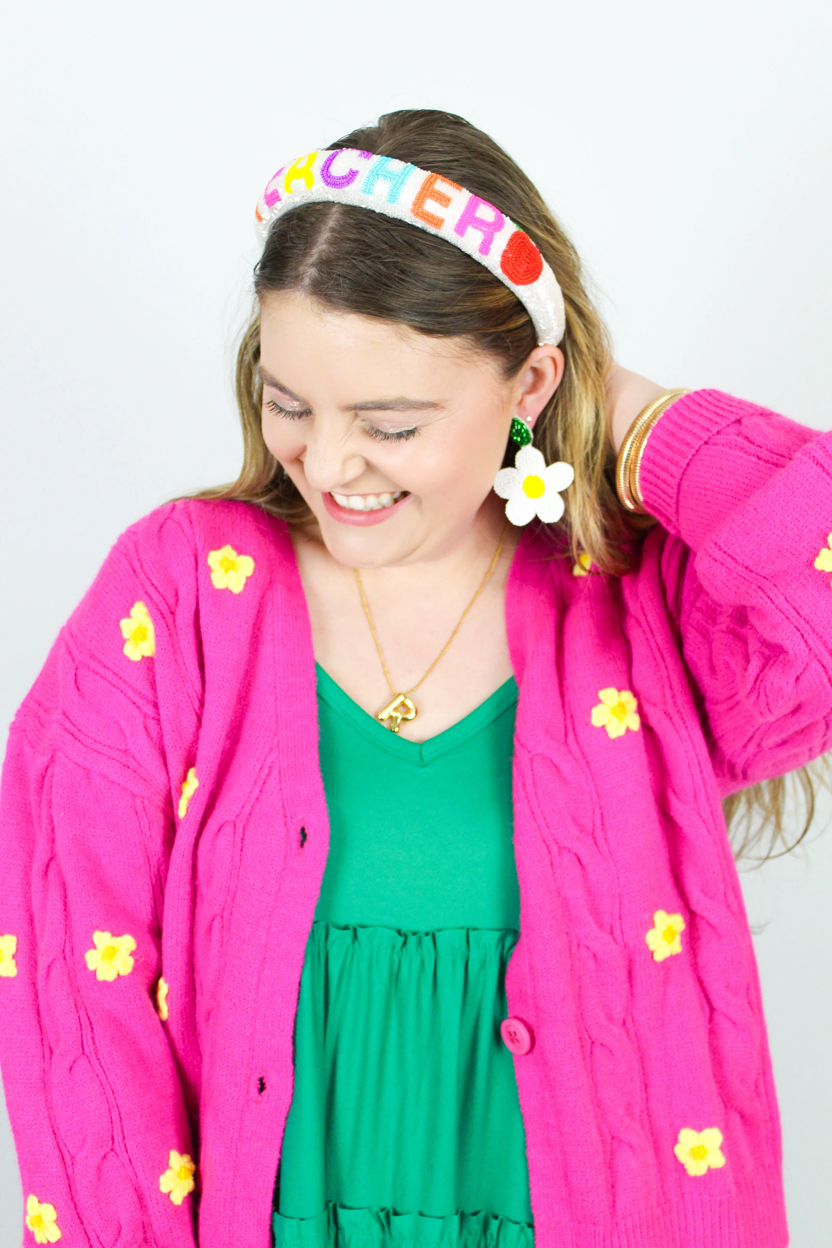 Pink Lemonade 3D Floral Sweater