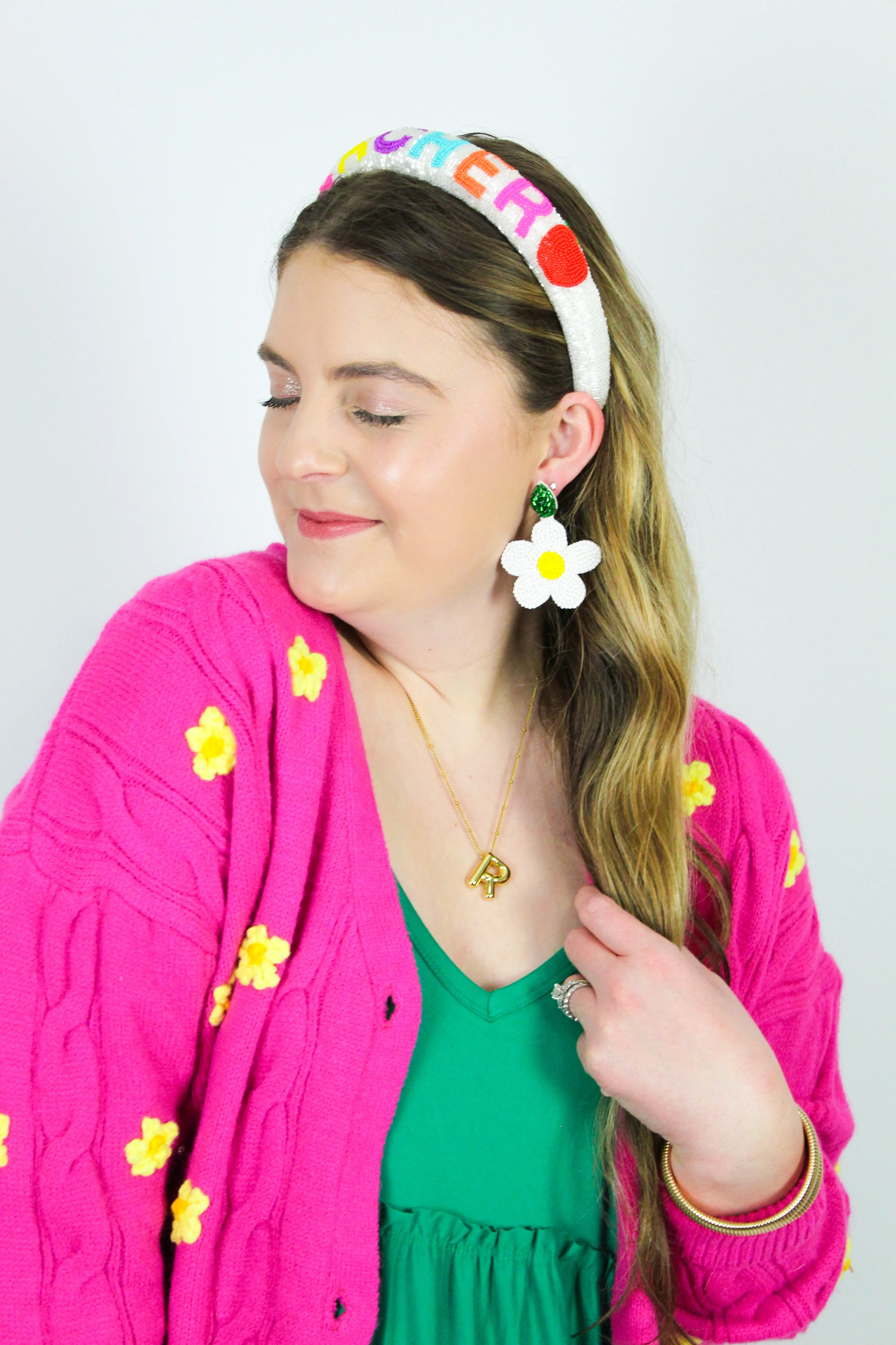 Pink Lemonade 3D Floral Sweater