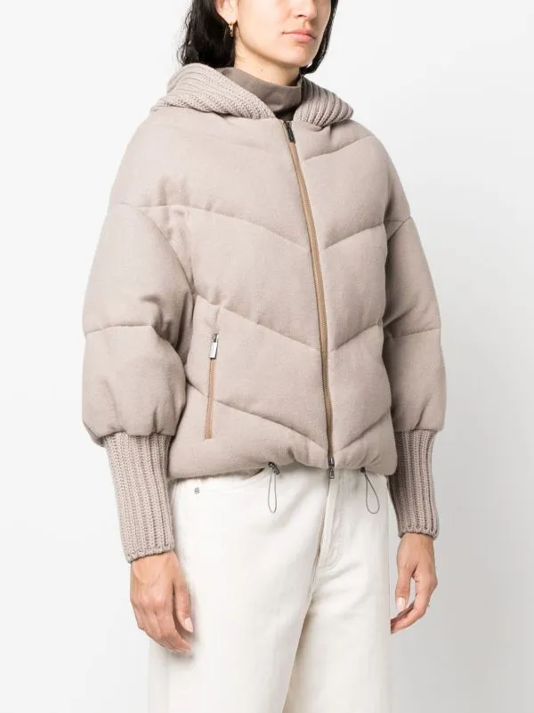 quilted puffer jacket