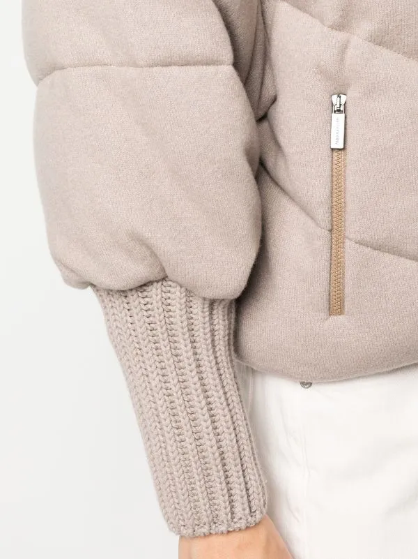 quilted puffer jacket