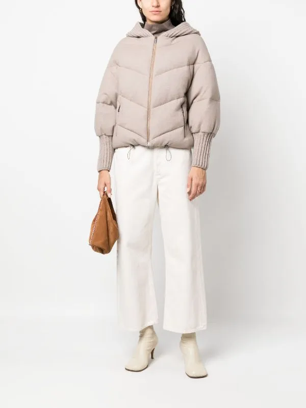 quilted puffer jacket