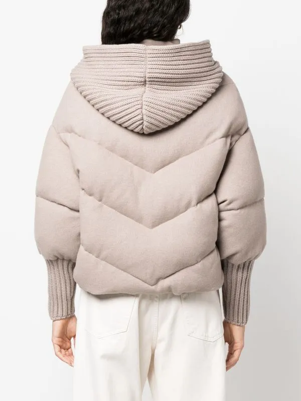 quilted puffer jacket