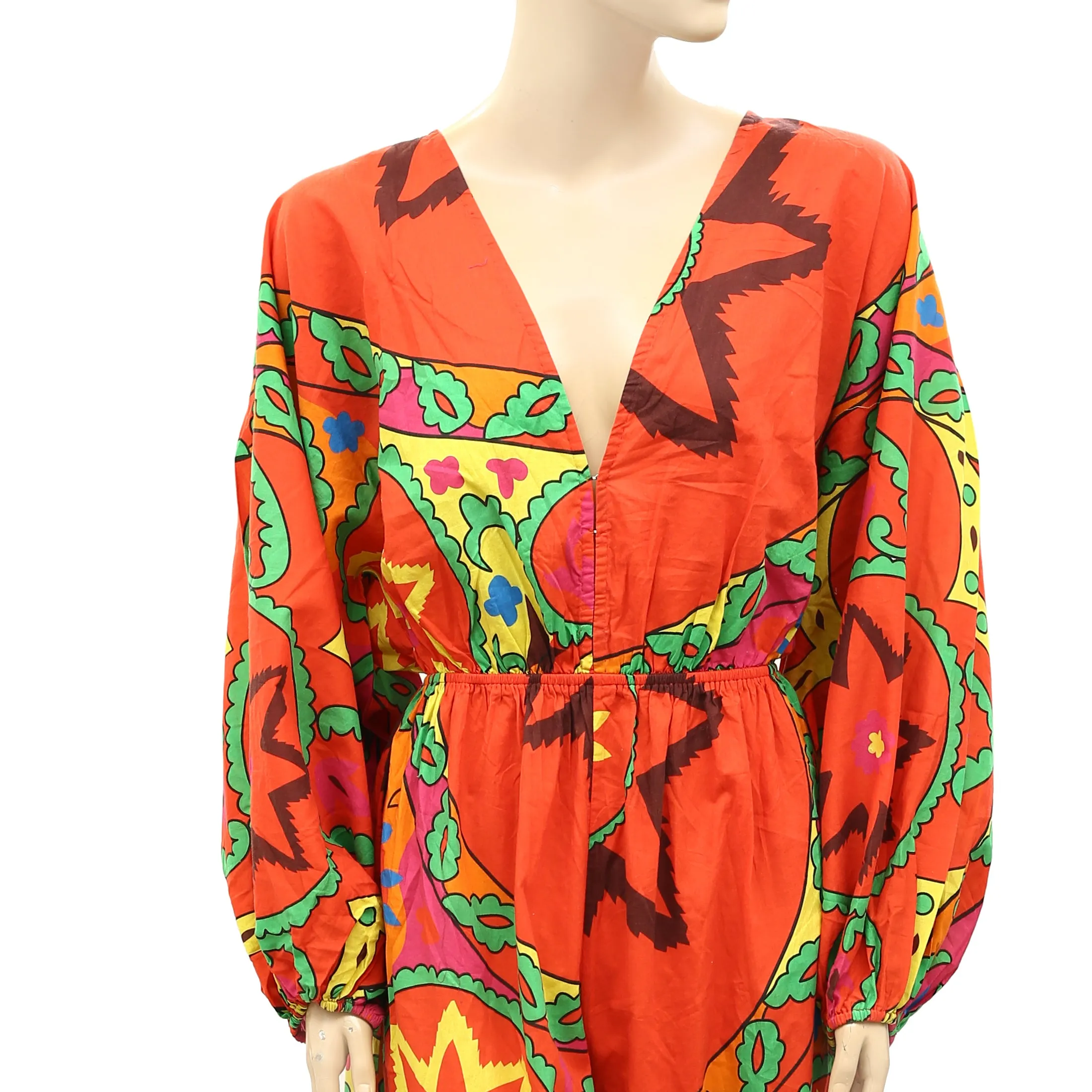 Rhode Resort Blake Printed Wide Leg Jumpsuit Dress