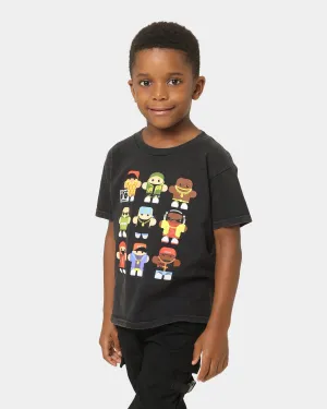 Shortie Kids' Gangsters T-Shirt Black