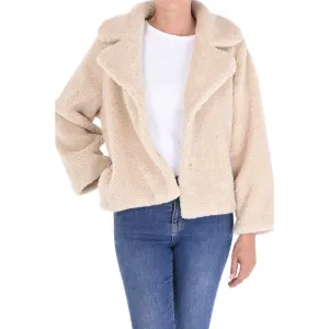 Teddy Fur Jacket - Ecru