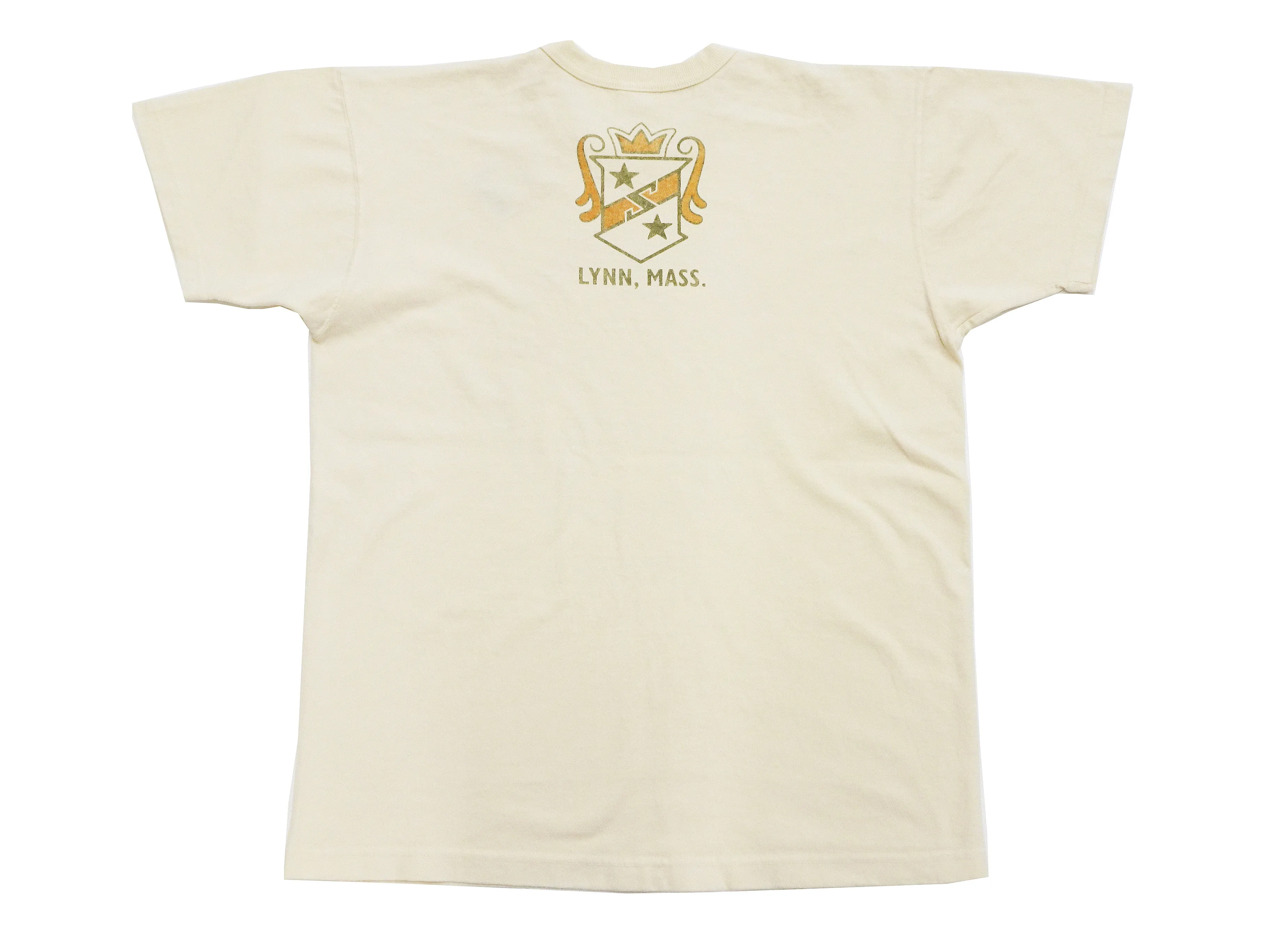 TOYS McCOY T-Shirt Men's Star Sportwear Logo Graphic Garment-Dyed Heavyweight Short Sleeve Loopwheel Tee TMC2324 040 Faded-Natural