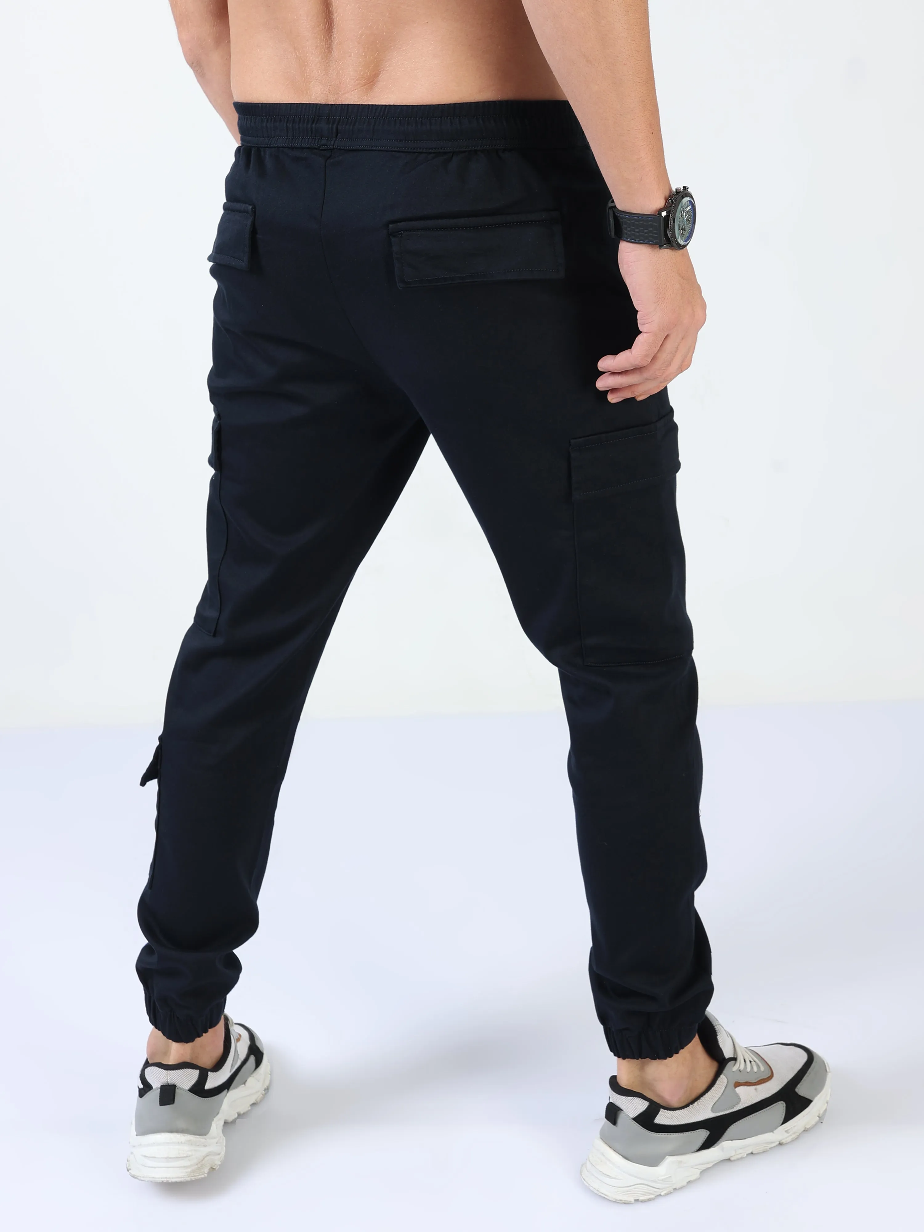 Utility Stretch Navy Jogger