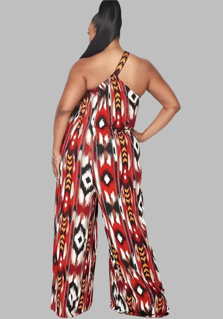 WOMEN "Plus Size Wide-Leg Jumpsuit"