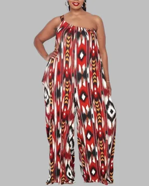 WOMEN "Plus Size Wide-Leg Jumpsuit"