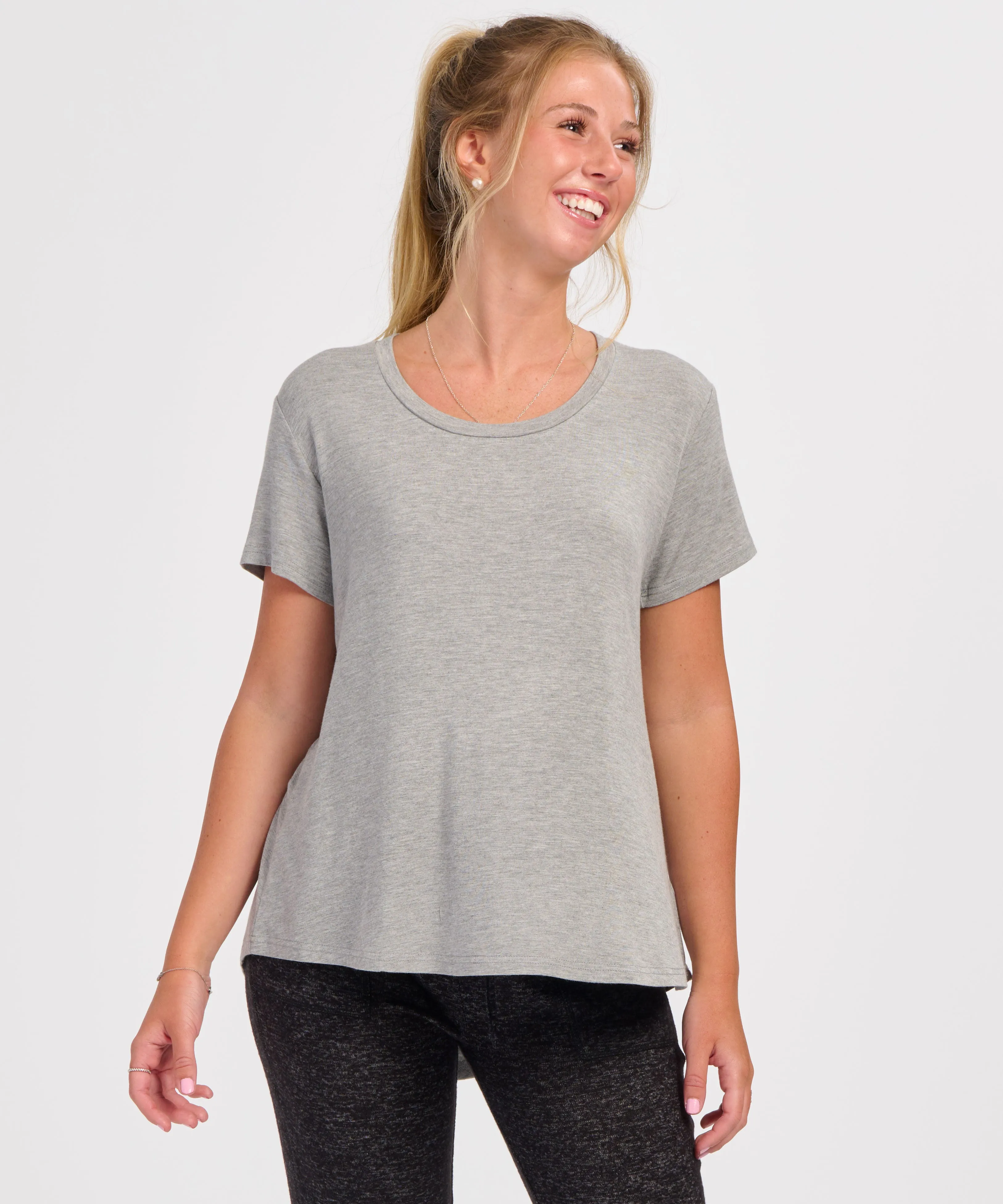 Women's Bamboo Scoop Neck Tee
