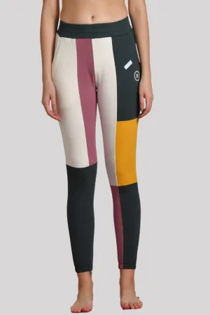 WOMEN’S COTTON SLIM-FIT JOGGERS WITH MULTI-COLOR PATTERN & TWO SIDE POCKETS